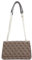 Borsa tracolla Guess Noelle convertible xbody flap latte logo/ brown BS24GU62 BG787921 Piccola