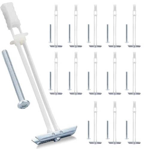Flaroey Ancoraggio per Cartongesso con Bullone per Dispositivi di Fissaggio da 1/4 Pollice-20 Pollice, Kit di Ancoraggio per Carichi Pesanti per Montaggio TV, 14 Pezzi