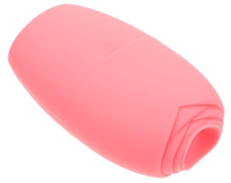 MOTHNUR Ice Roller Visage Silicone pour Femme Outil de Massage Facial Réutilisable Anti-poches et Lifting Glacé Apaisant pour Yeux et Peau Modèle Rose Vitalité Orange