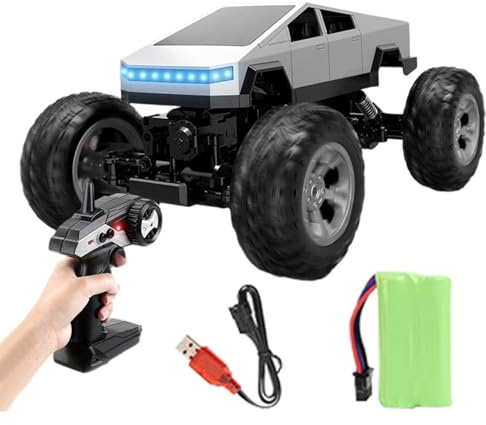 Genérico Camión RC - Modelo De Vehículo RadioControl 2.4 GHz con Luces LED - Camión Teledirigido con Rotación de 360 Grados,para Niños De 6+ Años Regalo Navidad Cumpleaños