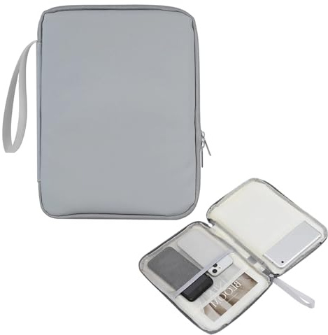 Funda Universal Tablet 12-13 Pulgadas, Bolsa Protectora Impermeable con Asa, Estuche Acolchado Antigolpes, Diseño Multifuncional para Tablets, Amplio Almacenamiento, Ideal para Viajes