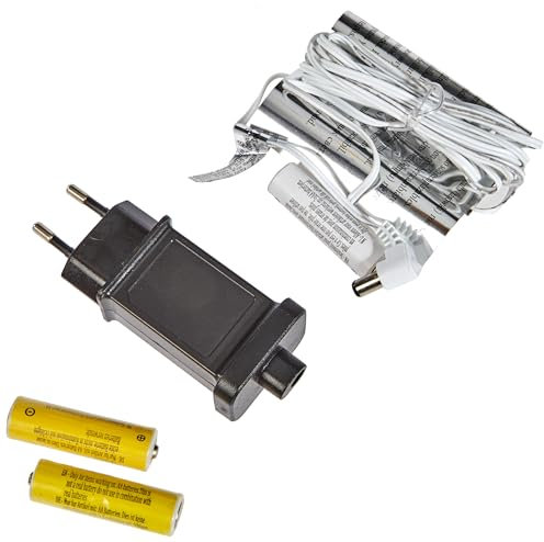 Konstsmide 5163-000 Adaptateur secteur pour piles avec 3 piles AA 1,5 V 4,5 V Noir