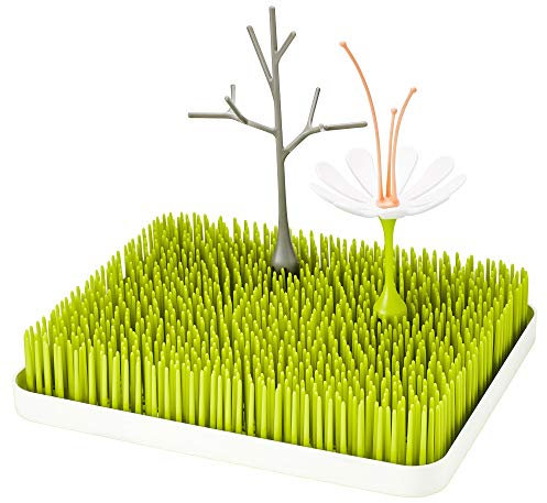 TOMY Boon GRASS Baby Bottle Dryer Rack | Stylish Nursery Accessories | Baby Essentials for New Parents| BPA