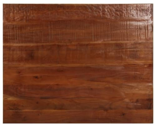vidaXL Tischplatte, Holzplatte Rechteckig, Massivholzplatte für Tisch Esstisch Couchtisch, Ersatztischplatte, 110x80x2,5cm Altholz Massiv