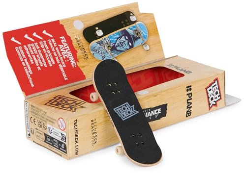 Tech Deck, Performance Series - hochwertige Fingerboards aus Echtholz, mit rutschfestem Schaumstoff-Griptape, Verschiedene Designs, ab 6 Jahren