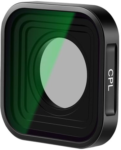 NEEWER CPL Filter kompatibel mit GoPro Hero 9/10/11/12/13, Polarisationsfilter, Action Kamera Zubehör, Verbessert Farbe und Farbklarheit, Gebrauchsfertig, reduziert Blendung, keine Vignettierung FL-77