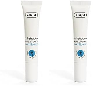 Ziaja Contorno de Ojos Crema Antiojeras con Aciano - 15 ml (Paquete de 2)