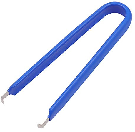 LfrXtra Pince de retrait de puce IC en forme de U pour extracteur de touches de clé Outil de retrait de remplacement de clavier mécanique Entretien