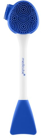 medicube Multi Pore Brush & Face Mask Applicator | 4-in-1 Silicone Jelly Brush for Deep Pore Cleansing, Face Mask Application & Gentle Face Massage | Kbeauty Skincare Tool | 1 Piece