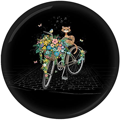 Presse papier Chat vélo Kiub collection Bug Art Jewels