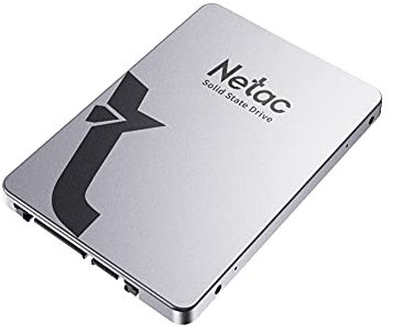 Netac Disco rigido SSD 128 GB, SSD SATAIII da 2,5 '', SSD interno per laptop, velocità di aggiornamento del gioco, grigio argento