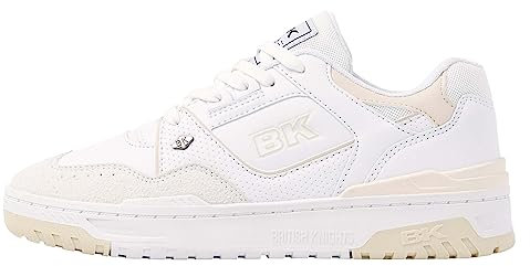 British Knights Damen VENDON Sneaker, Weiss Zartrosa Cremeweiss, 39 EU