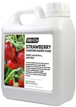 UK GROW Premium Plant Nutrient – Unlock the Full Potential of Your Plants! (1Ltr, Strawberry)