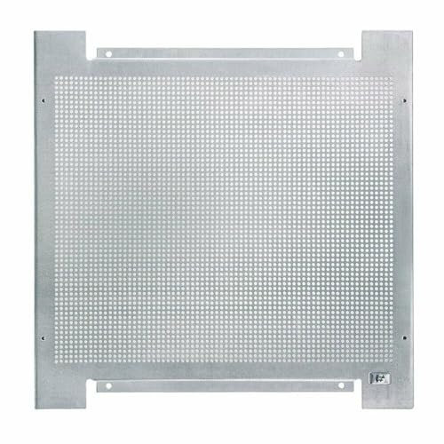 Lochblech, Montageplatte, Elektro Montageblech,Lochrückwand mit Erdungsanschluss, Verzinkt, 400x400-600x400-600x600-800x600-800x800mm (600 X600 mm)