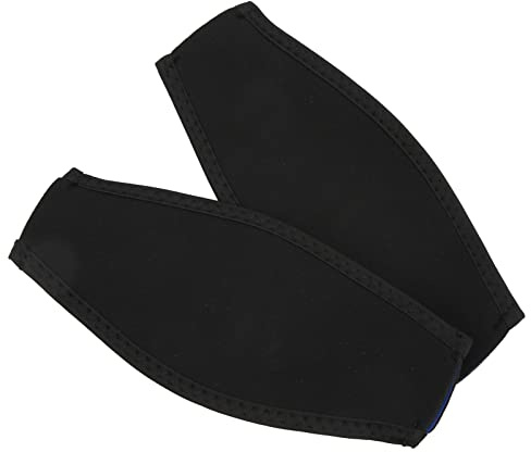 Sangle de Masque de Plongée en Matière de Néoprène, Pratique de la sécurité Stabilisatrice pour Hommes et Femmes, Couverture de Sangle de Masque de Plongée Noir pour les Lunettes de Natation