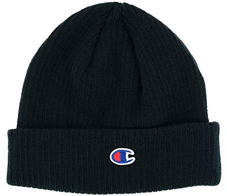 Champion Ribbed Cuffed Beanie, Black