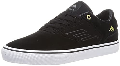 Emerica Herren Shoe Skate-Schuh, Schwarz/Gold/Weiß, 42 EU
