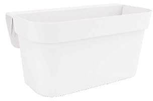 Nicoli Vaso per Balcone ARKE' Balcony Bianco 6040B 38 x 23 x 18h cm