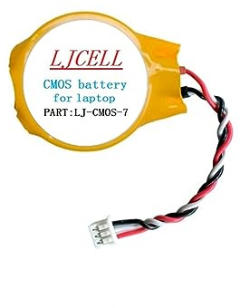 LJCELL CMOS Battery for DELL Latitude E4310 E5400 E5410 E5510 E6400 E6410 E6500 E6510 Backup BIOS RTC Battery with 3 Wire Cable and Connector