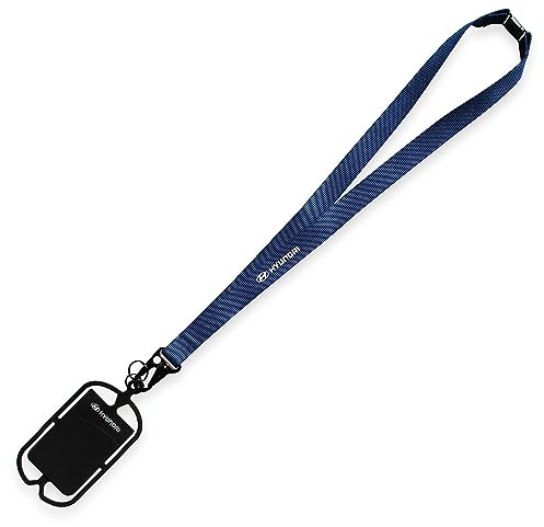Hyundai HMD00550 Schlüsselband Lanyard Schlüsselanhänger Logo, blau