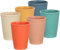 parallelower 6er 350ml Plastikbecher Bunt Kunststoffbecher Bruchsichere Trinkbecher Wiederverwendbare Becher Plastik BPA-Frei Spülmaschinenfest für Partys Picknick Reisen Mikrowellen(6 Farben)