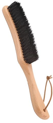 Clothes Brush, Multi-Functional Lint Brush, Coat Brush With Long Wood Handle For Men, Soft Boar Bristle Brush For Velvet, Suits, Wool, Clothes Dedusting and Lint Removal