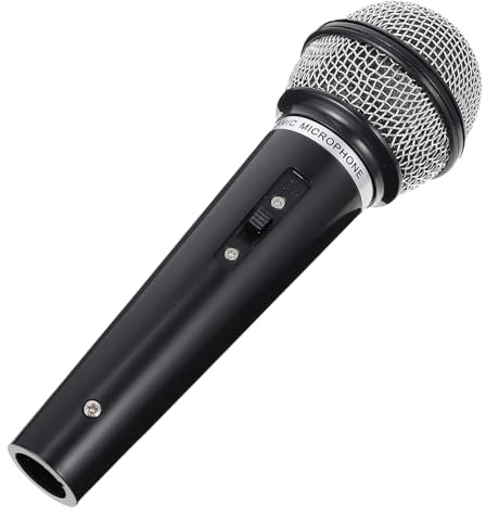 Accessorio Per MicrofonoGiocattolo: Microfono Simulazione Di Prestazioni | Di Karaoke Divertente, Strumento Di Canto Imitazione, Dispositivo Di Di Ruolo per Feste | MicrofonoFalso