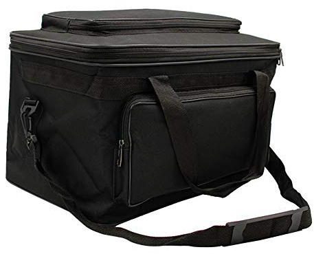 Large Art Craft Storage Tote Bag Waterproof Foldable Art Supplies Carrying Bag Case Carry-All Box Sketch Drawing Tool Organiser with Handle Shoulder Strap for Palette Paints Brushes Pencil Sketchbook