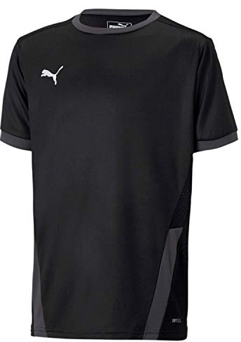 PUMA Jungen Teamgoal 23 Jersey Jr T-shirt, Puma Black-asphalt, 164 EU