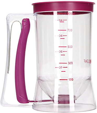 MOUMOUTEN Séparateur de pâte, Distributeur de pâte ABS 900 ML Séparateur de crème de pâte Outil de Cuisson pour crêpes, Cupcakes, gaufres, Outils de Mesure de Cuisson