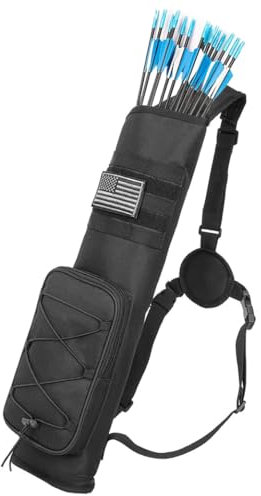 Lixada Köcher Für Pfeile Rückenköcher Köcher Bogenschießen Für Compound-Recurve-Bogen Pfeilköcher Verstellbar Zum Üben Von Jagdschießscheiben