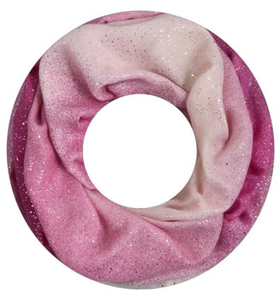 Majea Damen Loop Schal Schlauchschal Halstuch (880020) (pink 4)