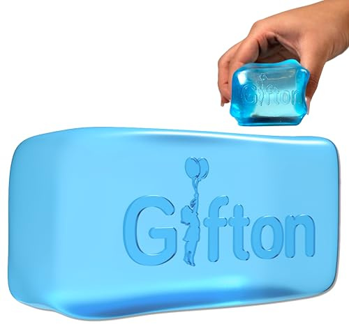 Gifton - Cuboid DNA Stress Relief Ball - Novelty Squeeze Sensory Fidget Toy for Anxiety Physio Therapy - Gift for Kids Boy Girl Birthday Present for Adults Men Women - Christmas Stocking Filler