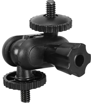 Adaptador de tornillo roscado macho de 1/4 a 1/4 pulgadas para conectar accesorios de cámara y trípode, accesorio de jaula de cámara