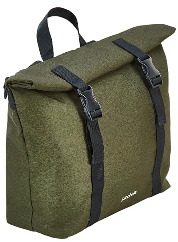 Prophete Borsa laterale per bicicletta, 10 litri, 29,5 x 26 cm, impermeabile, verde