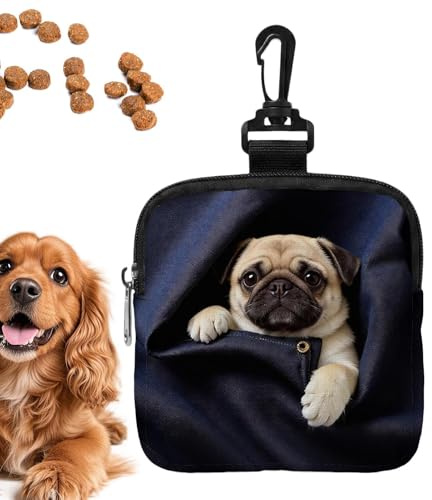 Godispåse för hundträning Bärbar Valpsnacksbehållare | Godispåse för Husdjur och Snacks För Användning Vid Alla Olika Typer Av Bilresor, Promenader, Vandringar, Camping, Resor Och