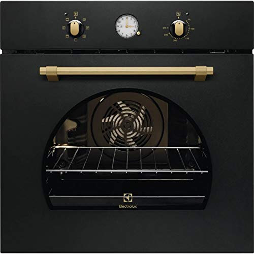 Electrolux - Forno multifunzione FR 65 G finitura nero ghisa con manopole finitura bronzo da 60 cm