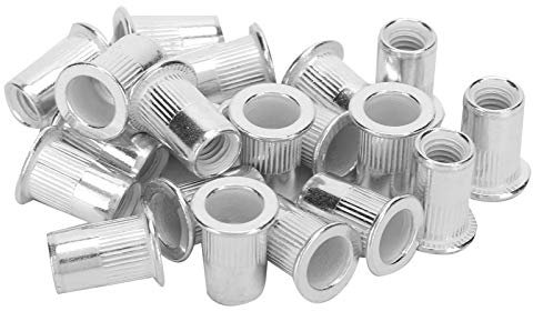 200 Stück Blindnietmuttern aus Aluminium, Befestigungszubehör M6