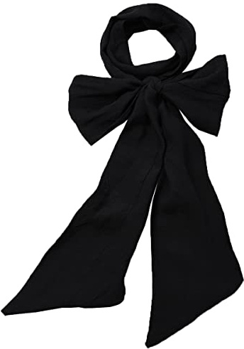 COSDREAMER Mens Renaissance Scarf Jabot Cravat Costume Collar (Black)