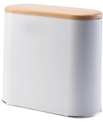 Kitchen Move, Cubo de basura de baño push 10 L ALDO Madera clara