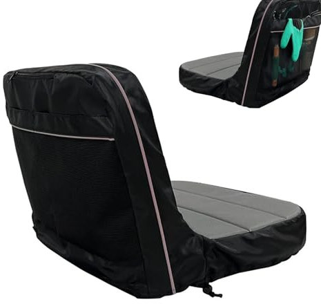 Rasentraktor-Sitzkissen, wetterfester Vinyl-Sitzbezug, praktisches Netz-Sitzkissen, universelle Rasenmäher-Abdeckung, Aufsitzrasenmäher-Zubehör, Bauernhof-Traktor-Sitzbezüge für Ga