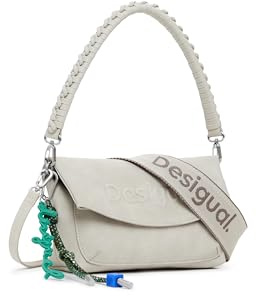 Desigual BOLSO MEDIO LOGO TROKEL PIE, 6006 PIEDRA, U