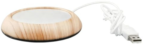 Koppvärmare – elektrisk via USB, smart koppvärmare | Bärbar drycksuppvärmningsgadget, kompakt tillbehör för kaffeskrivbord, dryckesvärmare