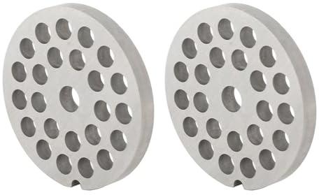 SUNGOOYUE Lame de Disque de Hachoir à Viande Efficace en Acier Inoxydable pour Hachoir à Viande à Main 2 Pièces, Facile à Nettoyer, compatibilité Universelle, pour l'efficacité de la Cuisine