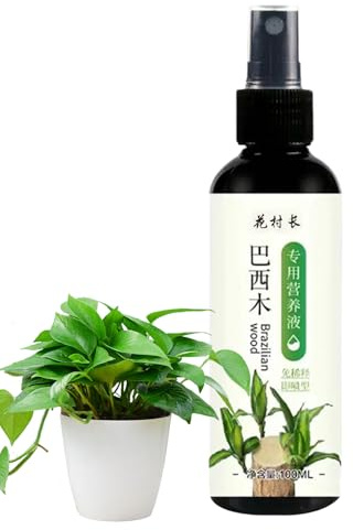 Fertilizzante per piante d'appartamento Legno brasiliano - Alimento liquido per piante, soluzione nutritiva | Formula speciale da 100 ml per piant da interno bonsai verde, fiori, erbe, pian