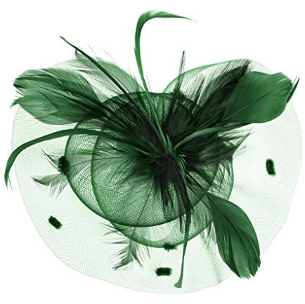Damen Fascinator Blumen Haar Clip Haar Kopfschmuck Accessoire Hüte Netz Mütze Schleier Tea Party Hochzeitskirche Kopfbedeckung Haarschmuck für Frauen