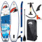 F2 Ocean 9'2 SUP Set Kinder Stand Up Paddle Board ISUP mit 3-teiliges Alu Paddel 280x67cm