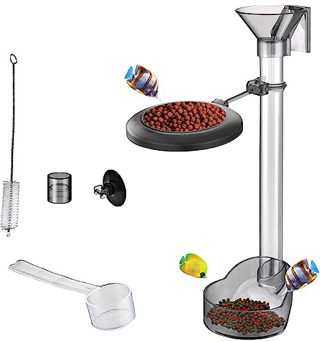 JVHLOV Comedero Acrílico para Camarones, Alimentador de Camarones para Peces de Acuario, Tubo de Alimentación de Camarón Transparente Duradero Comedero para Camarones