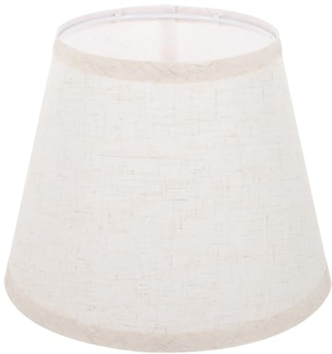 Hemobllo Small Lamp Shades - Table Lamp Shade Fabric Lampshade Bedside Lamp Shade Pendant Light Shades E27 Replacement Lamp Shades for Table Lamps, Floor Lamps, White