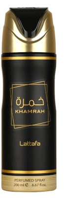 Lattafa Khamrah B0CPZY4B7L - Desodorante en spray perfumado unisex, 190 ml